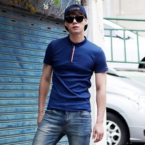 남자 반팔티 카라티 여름티 티셔츠 46 TB 히든 테이프