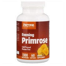 Jarrow 이브닝 프림 로즈 오일 달맞이꽃 1300Mg 60정