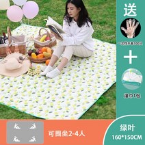 캠핑매트 피크닉매트 야외 두꺼운야외 휴대용 의자시트 봄 투어는해야합니다 매트 야영 용품 큰 국경 쇼핑몰사이트, C09-레드체크 1.6미터좌식 2-4