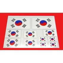 자동차튜닝 태극기스티커 11개 /2p 자가용앰블런 프랑스엠블럼 데칼 차량꾸미기