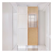 [주식회사 가구야히메] 패널 블라인드 가벽 커텐 파티션 채광조절 대폭 60cm 가림막 간편, 색상:내추럴 / 높이:2400mm미만