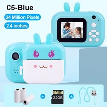 입문용 DSLR 파워샷 줌 브이로그 유튜브용 가성비 액션캠 고속 디지털 카메라 미니 디카 풀프레임 미러리스 셀카 4K 방수 동영상 촬영즉석 어린이용 어린이용 비디오 80, c5-blue-32g, 협력사