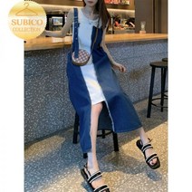 데님 원피스 청 스커트 괌 보라 데보라 유인나 청멜빵원피스 지락실 안유진 보라카이 키작녀 발리