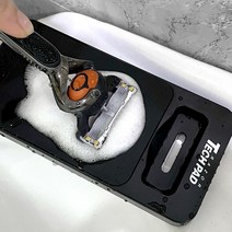 면도기날 면도기 세척 클리너 패드 (질레트 도루코 스킨플레닝칼 호환), 단품(1P)