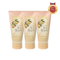 LG생활건강 온더바디 살구 스크럽 앤 클렌징 폼 120g x3개, 선택사항없음