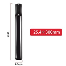 자전거 시트 포스트 스틸 25.4/27.2mm 튜브 어린이 의자 부품 사이클링 교체 고정 기어 액세서리, [03] 25 4 300mm, 1개