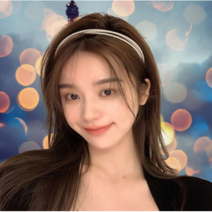 우아한 진주 헤어밴드 머리띠 헤어끈 머리밴드 머리띠