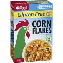 켈로그 콘 플레이크 글루텐 프리 270g Kelloggs Corn Flakes Cereal, 1팩