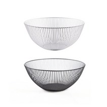 철제 와이어 바스켓 철망 과일 보관 바구니 빈티지 브레드 빵 수납바구니 주방정리 감성 과일 간식 바구니 블랙 화이트