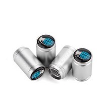 자동차 휠 타이어 도난 방지 자동차 휠 타이어 밸브 캡 수류탄 로고 에어 스템 프로텍터 커버 미니 쿠퍼, 03 Silver