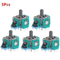 10Pcs/5/1Pc 3D 아날로그 센서 모듈 교체 컨트롤러 조이스틱 축 엄지 스틱 수리 액세서리 PS5 와 호환 가능, [03] 5Pcs