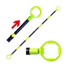 접이식 콘걸이대 형광 10개 1세트 연결대 주차금지 오뚜기 사각콘 주차콘 라바콘 꼬깔콘 작업 현장 공사 도로