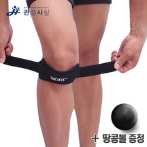 관절사랑 허니스트 머슬 무릎 보호대 농구 축구, 블랙