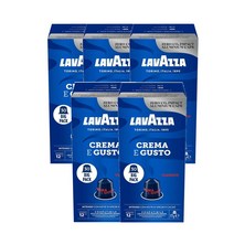 라바짜 크레마 E 구스토 네스프레소 호환 30캡슐 Lavazza Crema E Gusto Nespresso Compatible Coffee, 5팩