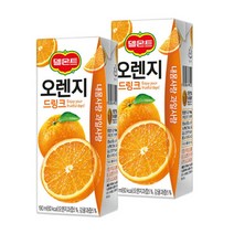 델몬트 오렌지쥬스 드링크, 32개, 190ml