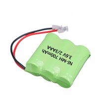 무선전화기 유뮤선전화기 레트로 1-3 개 2/3AAA 3.6V 700mAh Ni-MH 충전식 배터리 팩 무선 전화기 용 플러, 03 3pcs