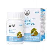 애터미 징코앤낫토 500mg x 60정 혈행개선