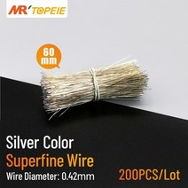 smd2835 led 네온 라이트 용접 와이어 실버 컬러 에나멜 와이어 중간 커넥터 12v24v 네온 램프 납땜 200pcs, 6cm, 200개