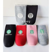 조하네샵 스타벅스 로고 텀블러백 보틀 커버 파우치 텀블러 케이스 등산 물병 커버, 핑크