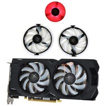 그래픽 카드 팬용 XFX RX470 FDC10U12S9-C 4 핀 AMD GPU 팬 Radeon RX 470 480 580 RX580 EDITION, 01 1PCS