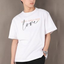 아우라큐 20수 트임 반팔티 P03 남여공용 빅사이즈 반팔 티셔츠
