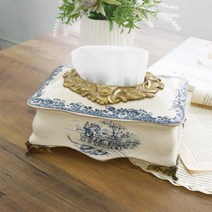 [명절특가]> 가격인상 사각 티슈 앤틱 케이스 명화