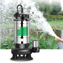 oem 농업용 수중 모터 펌프 양수기 오수배수 관수 수영장, 750W + 10M호스개