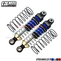 trx4m 알루미늄 52mm 전면/후면 충격 흡수 장치 TRAXXAS-1/18 4WD TRX4M 포드 브론코-97074-1 TRX-4M 랜드 로버 디펜더-97054-1, [04] Black