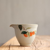 전통 찻잔 보이차 말차 다완 정호 개완 막사발 찾잔 190ml 복고풍 글레이즈 손그림
