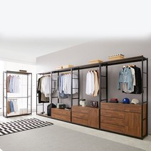 아이앤 레버티 1200 시스템 드레스룸 행거 세트 SY, 애쉬