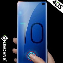 [데켄스] 갤럭시노트10플러스 5G 액정필름 4DS 글라스 F004, 기종선택:갤럭시S7엣지 / 색상선택:F004-클리어