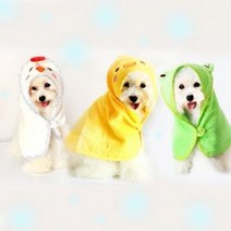 RT 강아지 목욕 가운 샤워 가운 펫타올 강아지 수건 S, 단품