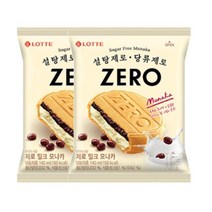롯데제과 아이 어린이 학생 여름간식 제로 아이스 모나카 설탕 당류 제로 당충전 존맛탱, 12세트
