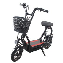 코스트코킥보드 두발 중고 렌탈 전동 킥보드 기함급 휠리스 나노휠 바퀴큰 초등학생 자전거 대리운전 좌식, 블랙색, 36V12A