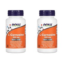 1+1 나우푸드 L카르노신 500mg 50베지캡슐 2개, 1개, 기본