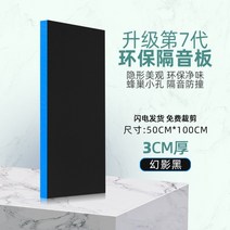 고탄성 방음재 흡음재 셀프방음 차음재 방음 계란판 고탄성스펀지 흡음판 차음 방음벽 판 방음문 방음판, [3cm 프리미엄] 팬텀 블랙
