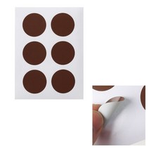 30MM 원형 스티커 60매 브라운 어린이집스티커 동그라미스티커 교회달란트