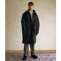 MAGOODGAN 사파리 5308 롱기장 블랙 야상 패딩점퍼