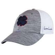 Black Clover 프리미엄 클로버 24 플렉스 캡 블랙/레드 L/XL, Large-X-Large, Heather Gray/White