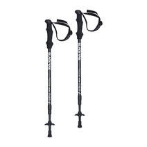 블랙야크 등산용품 두랄루민 그립감좋은 손목걸이 베이직3단SET스틱 2BYSTX2901, 초록(GREEN)