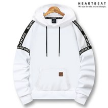 하트비트 디벨린 후드티 오버핏 레터링 긴팔 티셔츠 커플룩 단체복 남자 여자 남여공용 커플티 빅사이즈 단체티