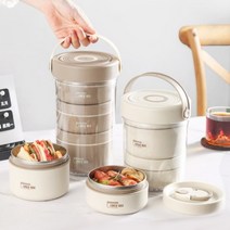 온먼트 스텐 도시락통 세트, 3단 세트