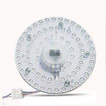 12W 18W 24W LED 패널 빛 SMD 2835 모듈 램프 에너지 절약 220V LED 라운드 천장 조명 보드 빛 실내 벽 램프 조명, Round_36W 3-color change, Round