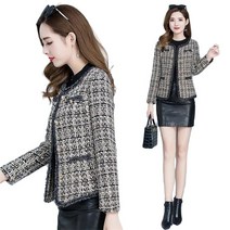 L.ONLIN SHOP봄 가을 여성 정장자켓 캐주얼 트위드 자켓 오피스룩 여성정장 프론트로우