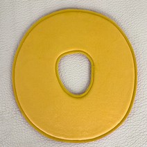 베드스토리 경락용 극세사 마사지 안면베개, 경락용 극세사 안면베개(골드)