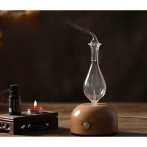 아로마램프 오일버너 수면 향초 램프 디퓨져 병 원목, 통나무 너도밤나무 저소음 듀얼 컨트롤 S1