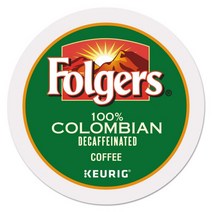 Folgers Lively Colombian Decaf K cup 폴저스 라이블리 콜롬비안 디카페인 커피캡슐 24개, 1개