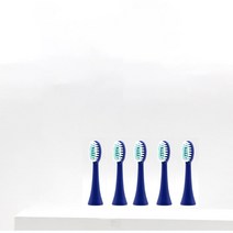 충전식 스마트 소닉 전동 칫솔 6 개 교체용 어린이 치아 미백 만화 패턴, 8.5 replacement heads