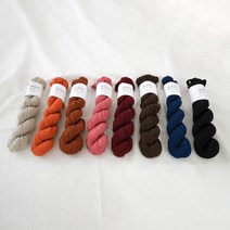 슬로우모먼츠 메리노 넛츠 - 고급 메리노울 100% 대바늘뜨개실, 네이비