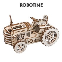 [무료배송][영문판] 로보타임 메카니컬 ROBOTIME DIY MECHANICAL GEARS LK401 TRACTOR 가동형 트렉터